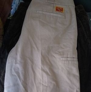 county FB og tan cargo shorts